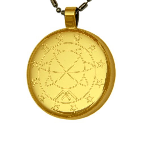 Aarogyam Energy Gold Plated MST Quantum Science Pendant with Magnets